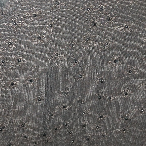 The Works Saks Fifth Avenue Beaded Black Dress - Picture 3 of 5